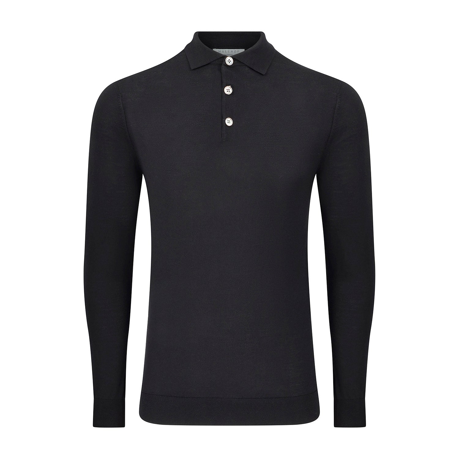 Slim Fit 'Palermo' Polo in Black