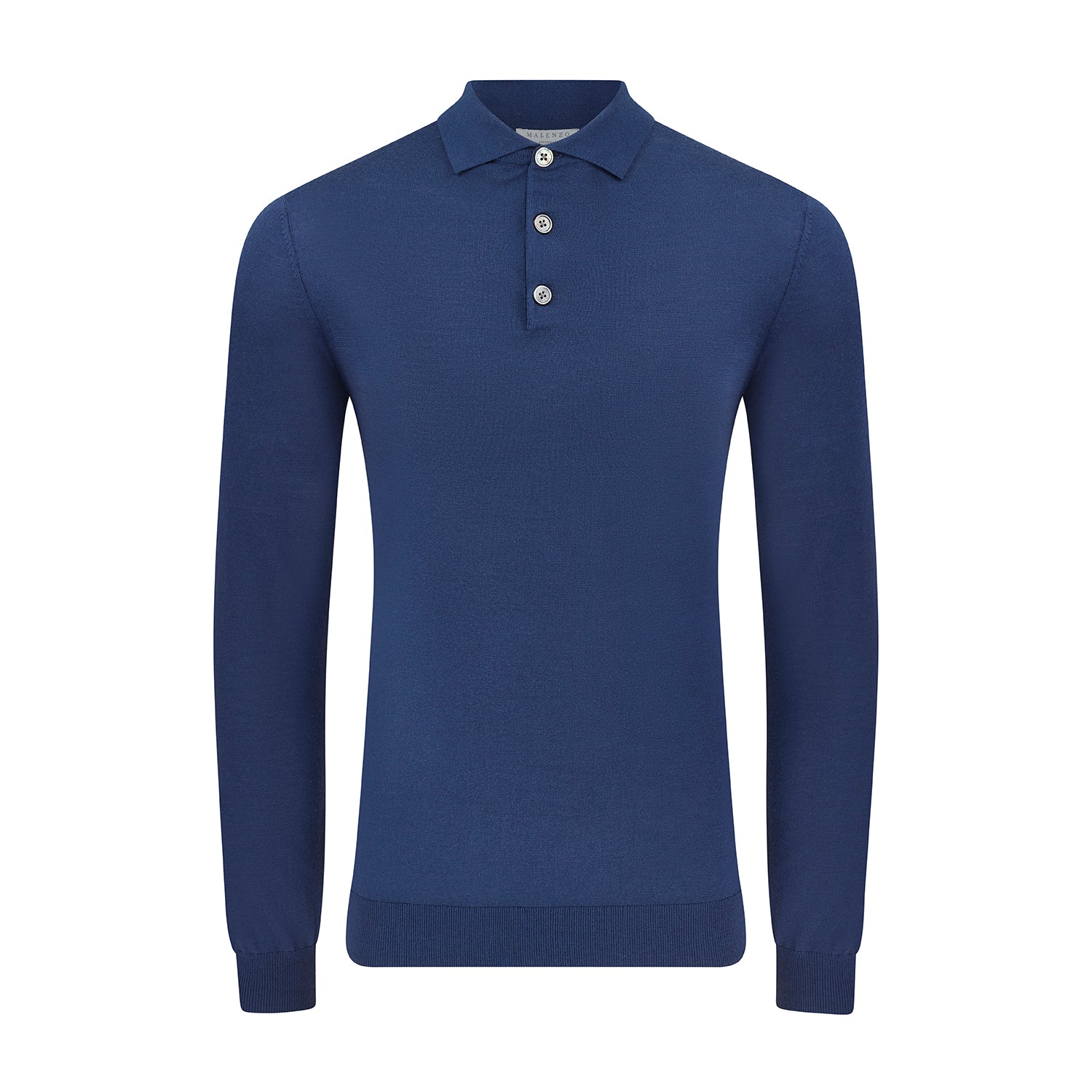 Slim Fit 'Palermo' Polo in Azure Blue
