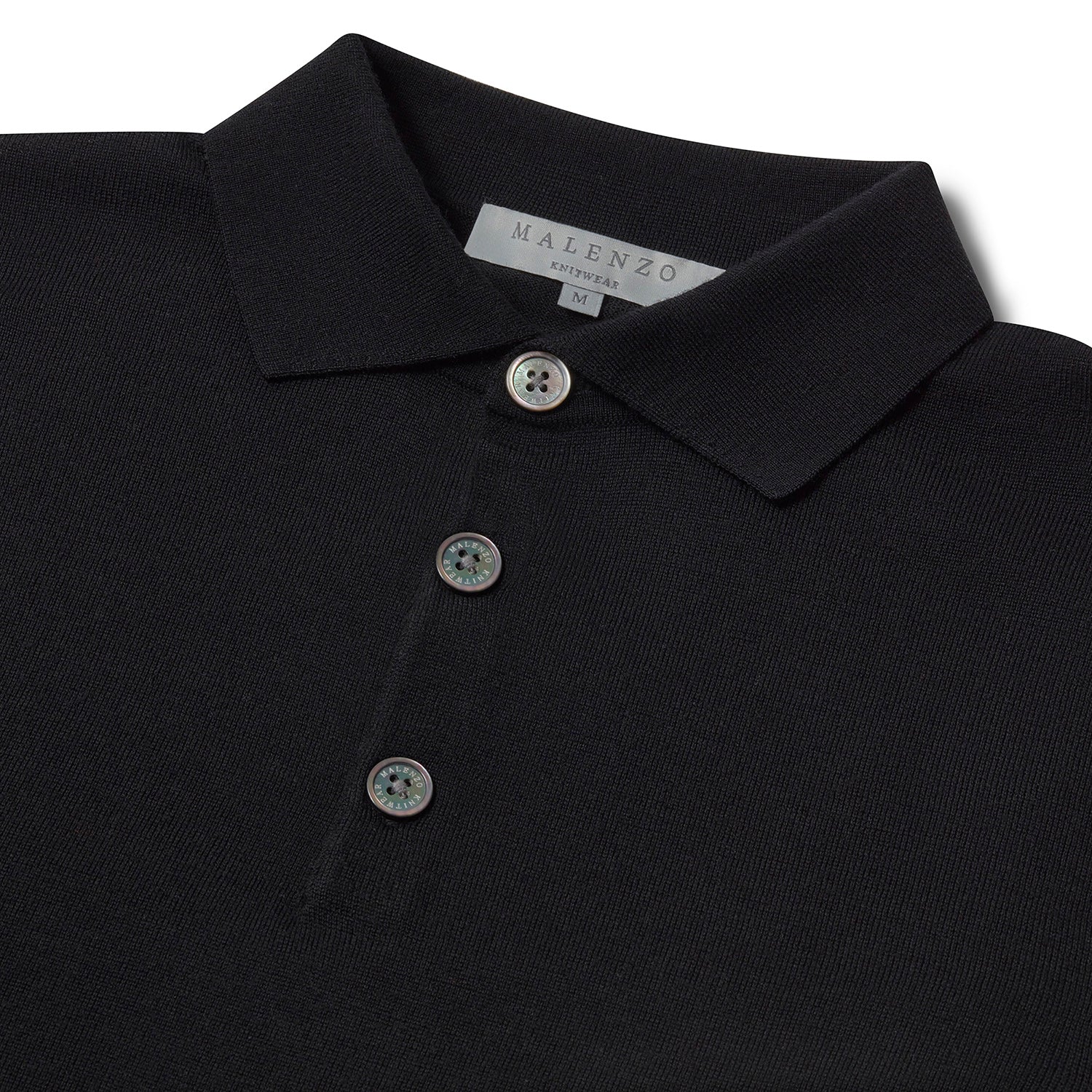 Slim Fit 'Palermo' Polo in Black