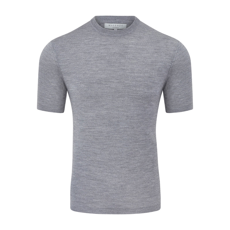 Slim Fit 'Capri' T-shirt In Silver Marl