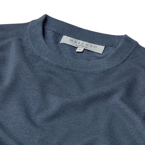 Slim Fit 'Capri' T-Shirt in Steel Blue