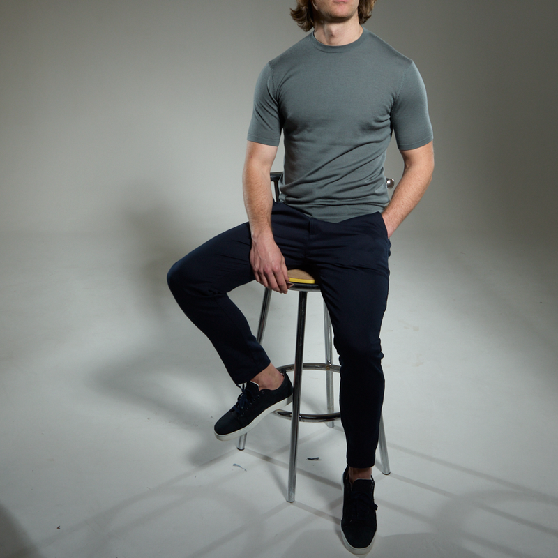 Slim Fit 'Capri' T-Shirt in Sage