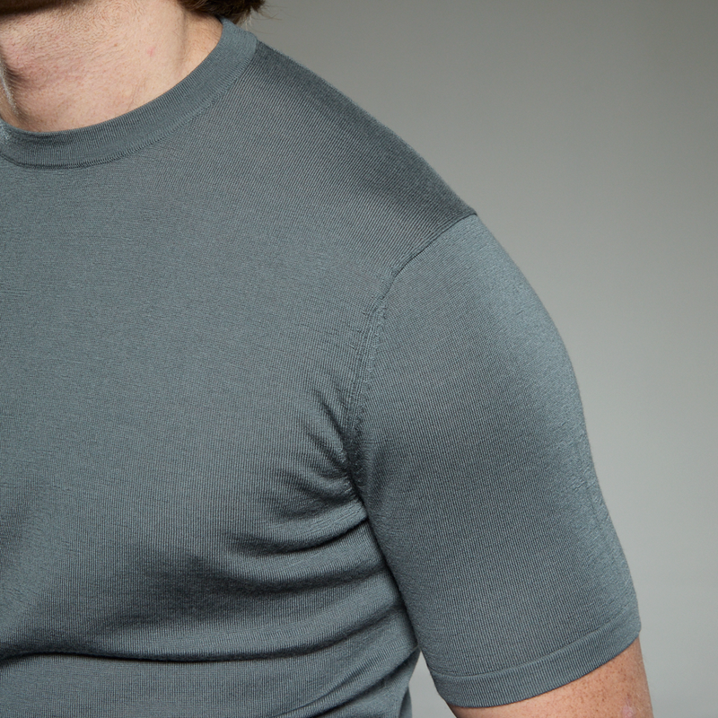 Slim Fit 'Capri' T-Shirt in Sage