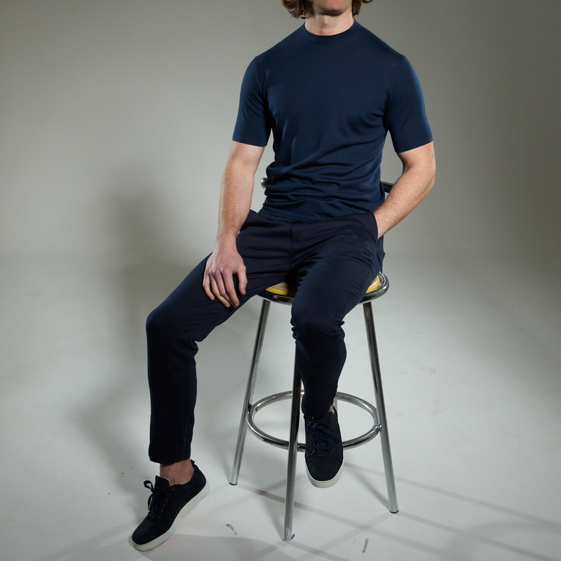 Slim Fit 'Capri' T-Shirt In Navy