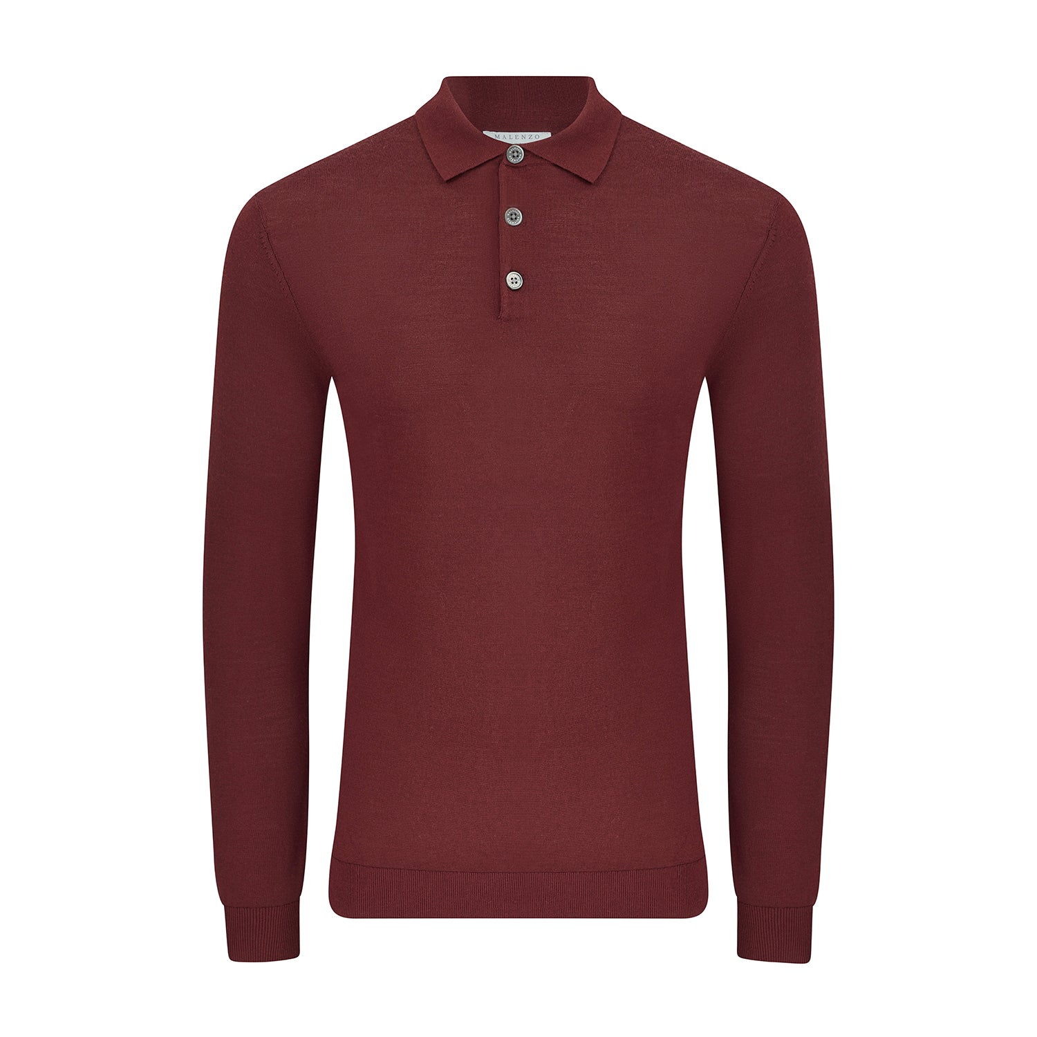 Slim Fit 'Palermo' Polo in Dark Burgundy