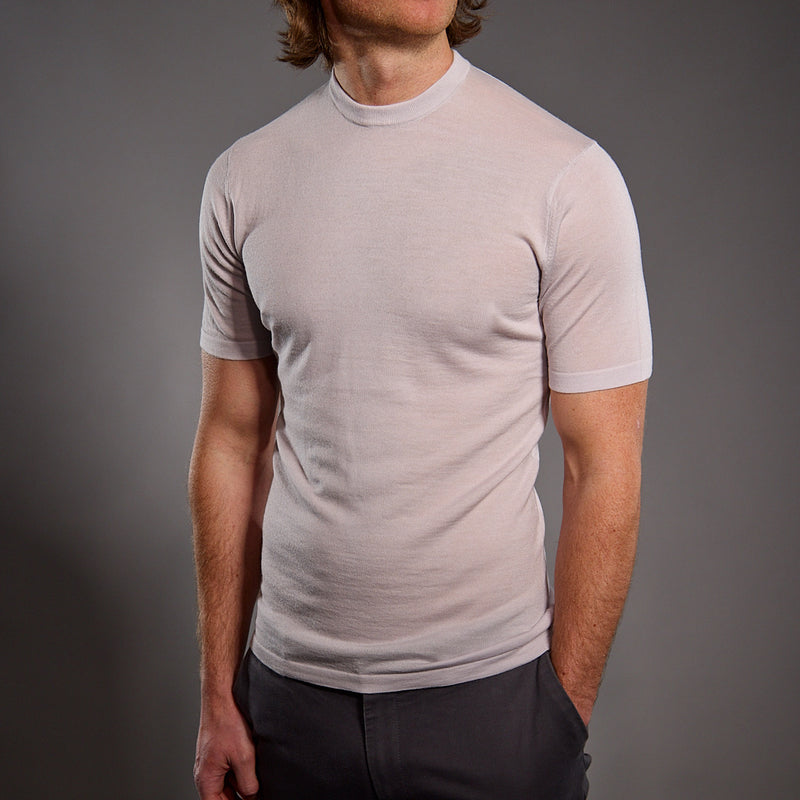 Slim Fit 'Capri' T-Shirt In Ice Grey