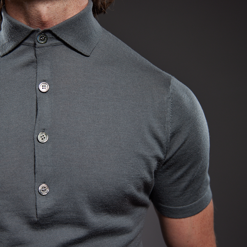 Slim Fit 'Varenna' Polo in Sage