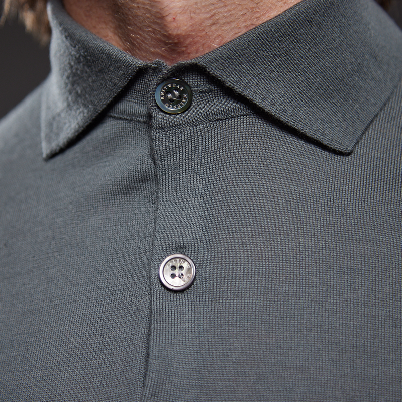 Slim Fit 'Varenna' Polo in Sage