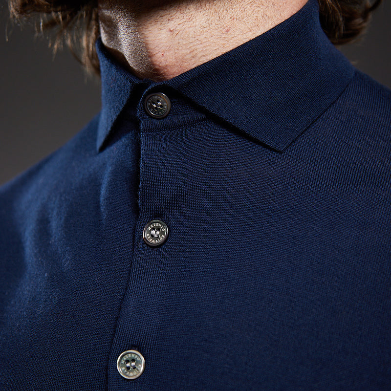 Slim Fit 'Varenna' Polo in Navy