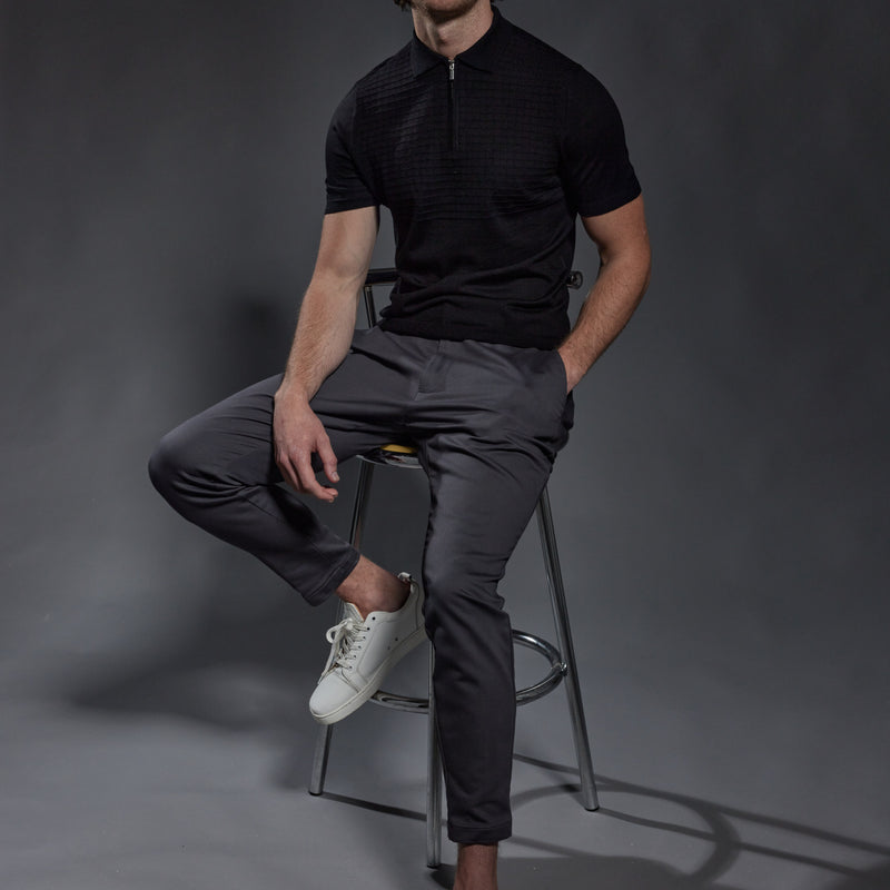 Slim Fit ‘Florence’ Polo in Black