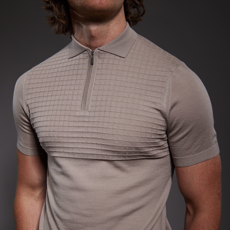 Slim Fit 'Florence' Polo In Light Sand