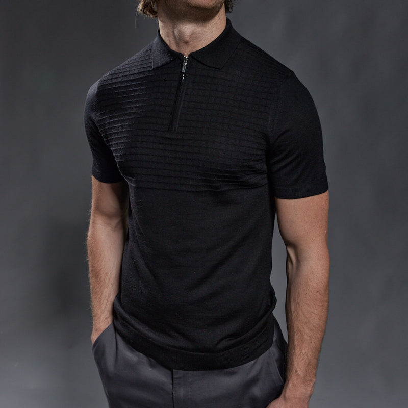 Slim Fit ‘Florence’ Polo in Black