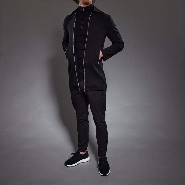 Slim Fit ‘Tuscany’ Mac Jacket in Black