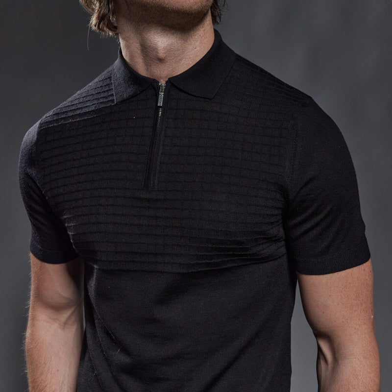 Slim Fit ‘Florence’ Polo in Black