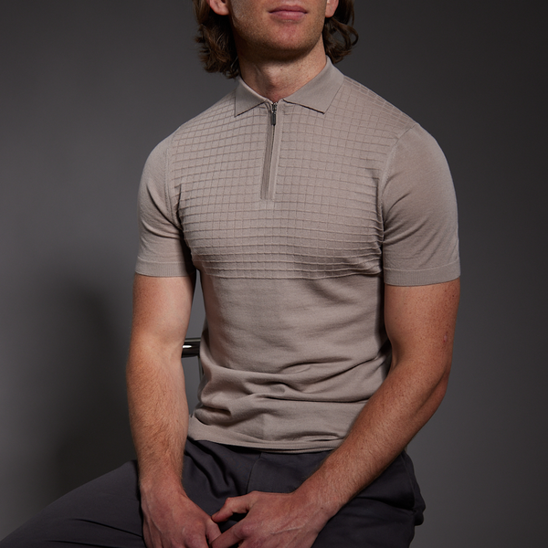 Slim Fit 'Florence' Polo In Light Sand